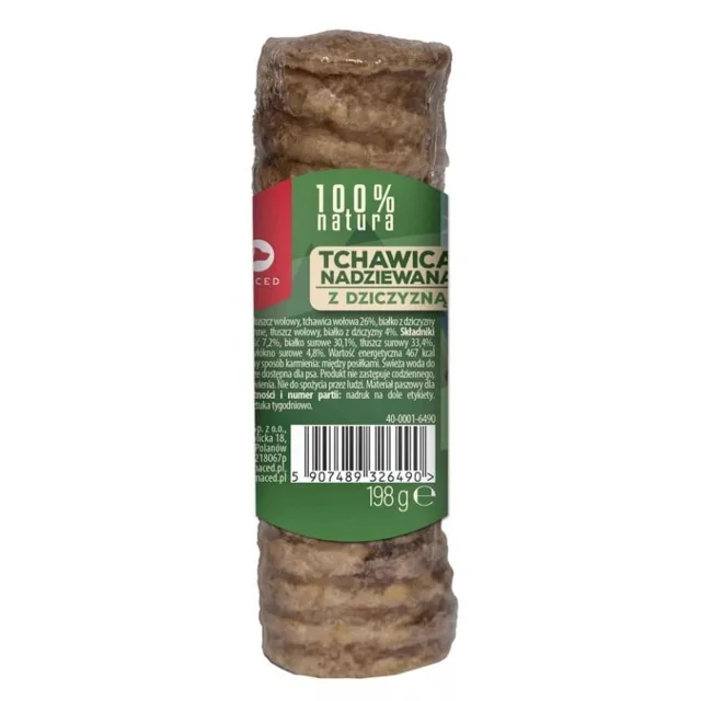 MACED 100 % Natura Malá trachea plněná zvěřinou pro psy 120 g