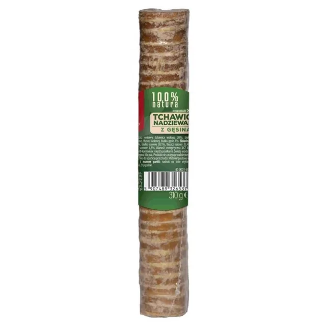 MACED 100% Natura Velká průdušnice plněná husou pro psy 150 g
