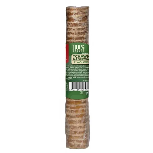 MACED 100 % Natura Velká trachea plněná hovězím masem pro psy 150 g