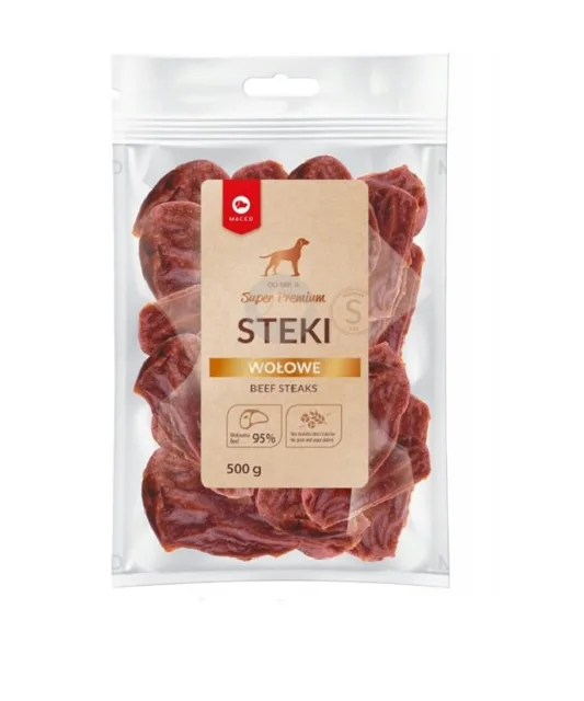 MACED HOVĚZÍ STEAKY 95% masa 2x500g