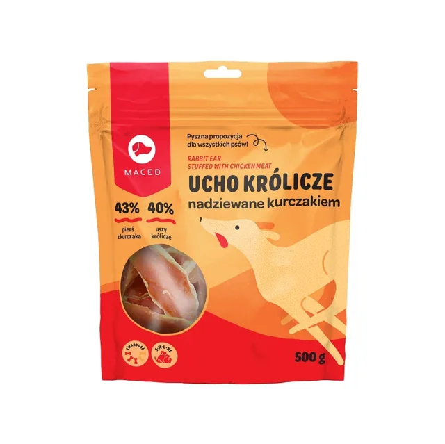 MACED Králičí ucho s kuřecím masem 500g