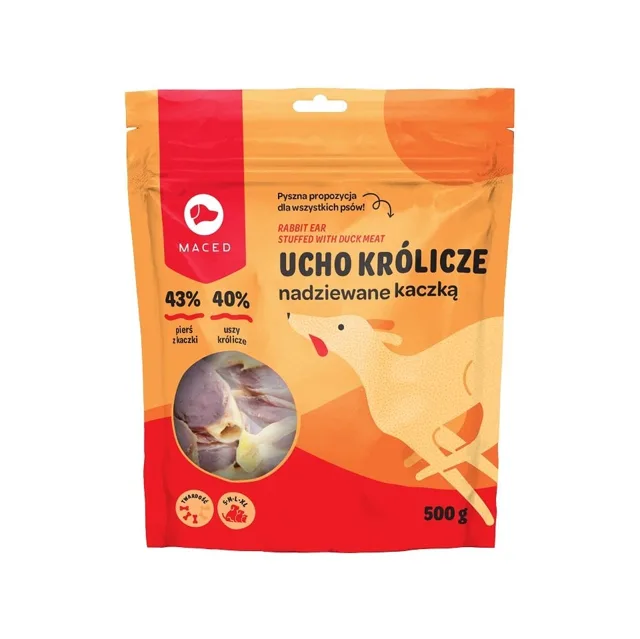 MACED Králičí Uši S Kachnou 500 g