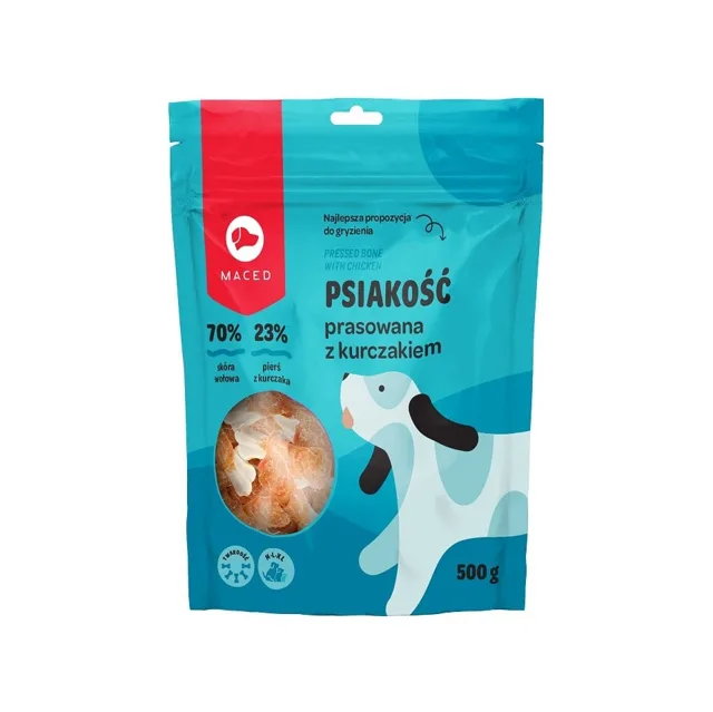 MACED Lisovaná bílá kost s kuřecím masem 500 g