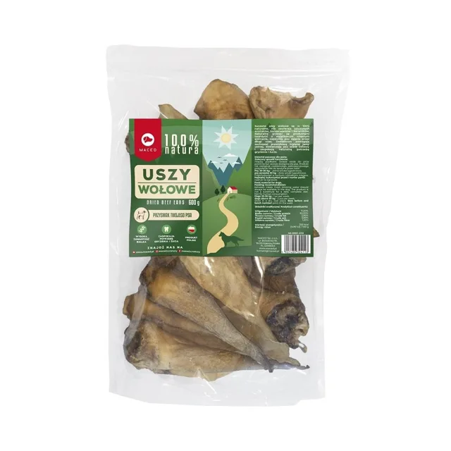 MACED Natura Hovězí ucho 600 g