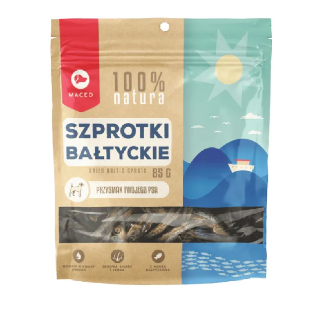 Maced přírodní šproty baltské - 85 g