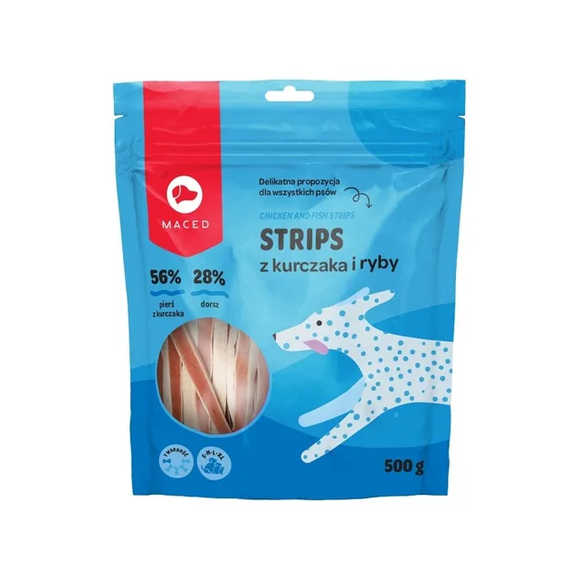 MACED Proužky Kuře Ryba 500 g