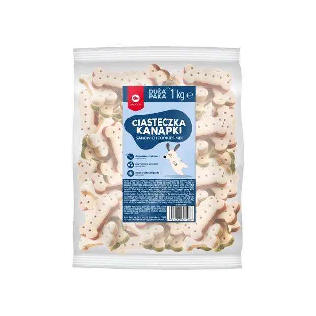 MACED Psí sendviče Smíšené příchutě (2 ks) 1kg
