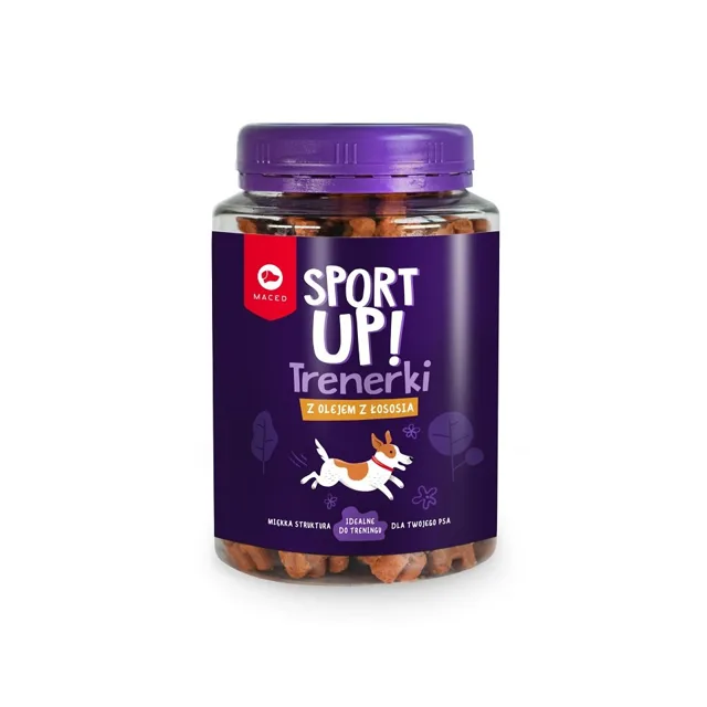 MACED SPORT UP Trenéři s lososovým olejem pro psy 300g