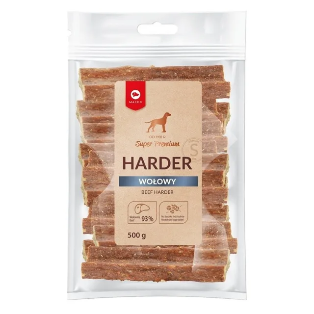 MACED Super Premium Harder Hovězí žvýkací pamlsek pro psy 500g
