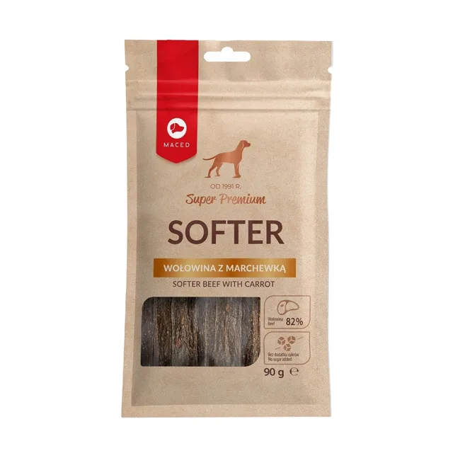 MACED Super Premium Softer 90g hovězí s mrkví