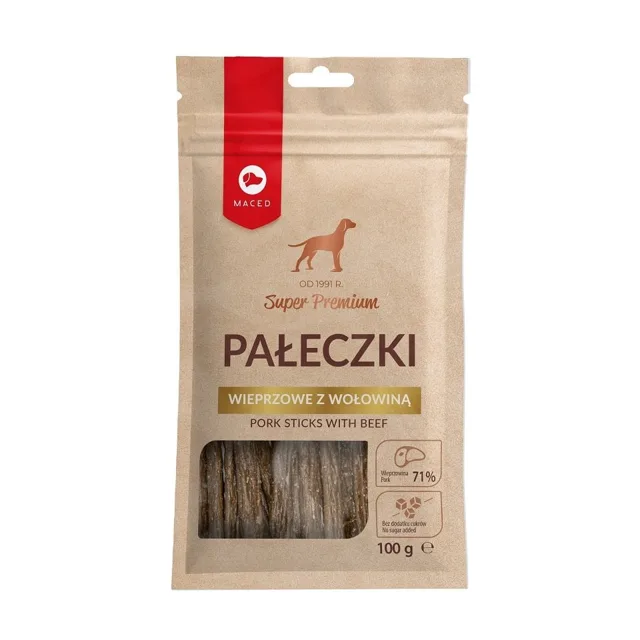 MACED Super Premium žvýkací tyčinky pro psy 100g