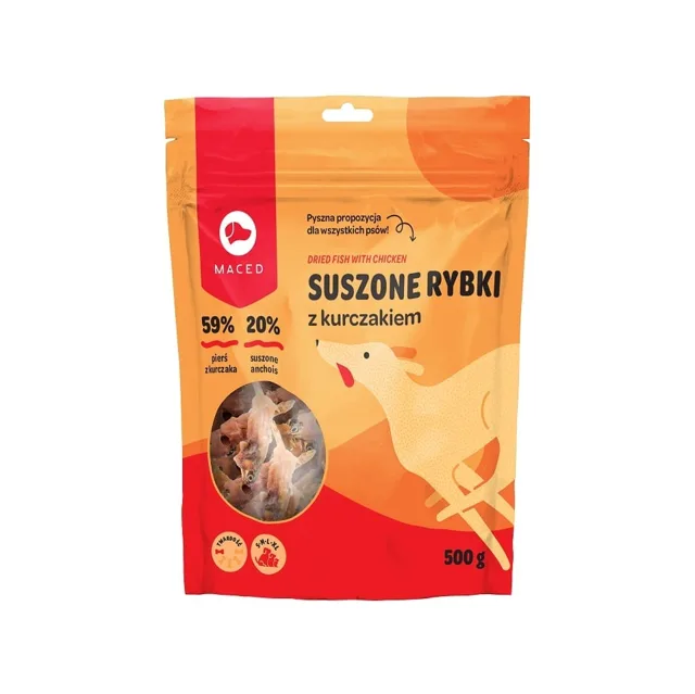 MACED Sušená ryba s kuřecím masem 500 g
