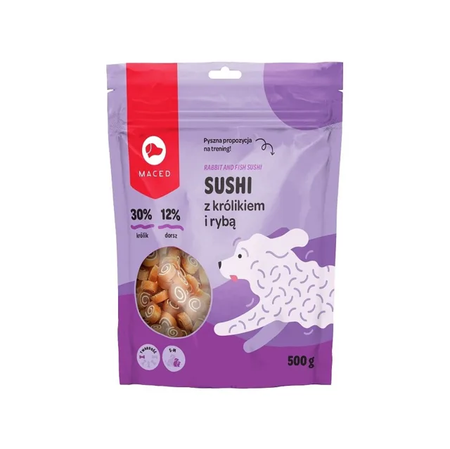 MACED Sushi králík s rybou 500 g