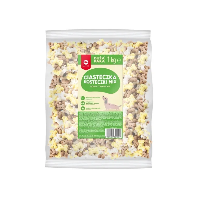 MACED Vanilkové kostky Mix 1 kg Sušenky pro psy