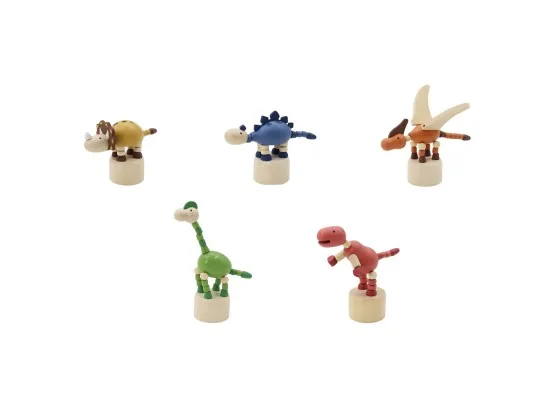 Mačkací dinosaurus dřevěný
