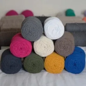 Macramé provázek 3 mm různé barvy Černá