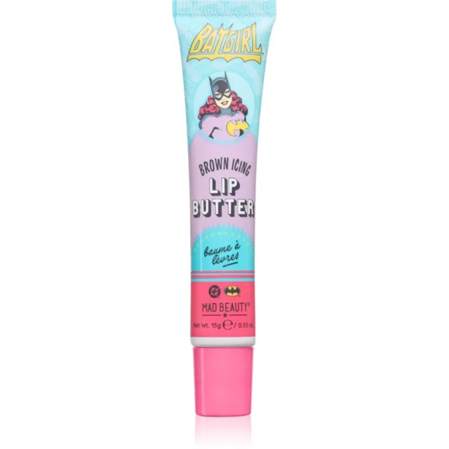 Mad Beauty DC Femme Power Batgirl hloubkově vyživující máslo na rty 15 g