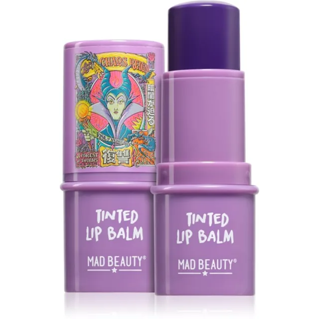 Mad Beauty Disney Villains Maleficent tónovací balzám na rty 5 g