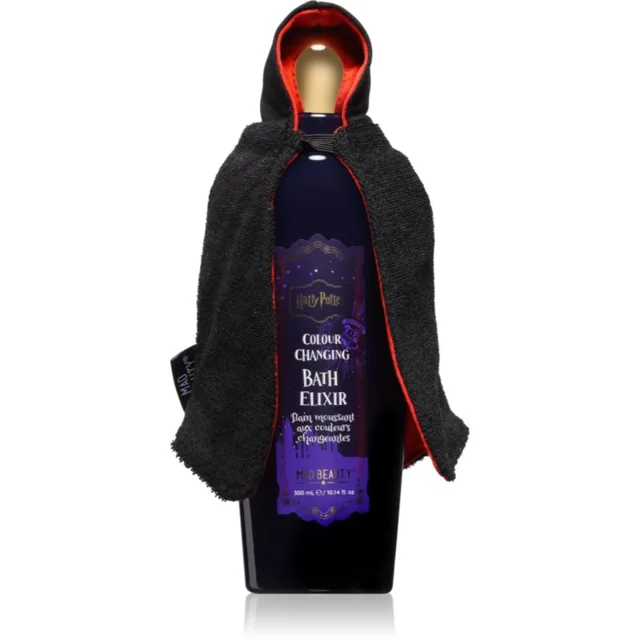 Mad Beauty Harry Potter Colour Changing Bath Elixir koupelová pěna + žínka 300 ml