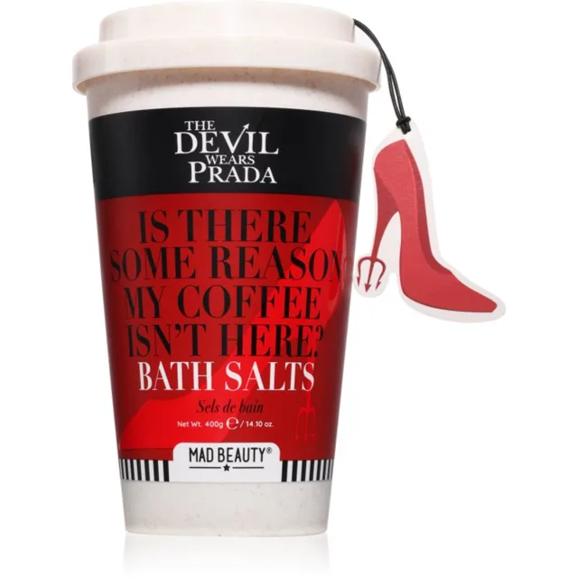 Mad Beauty The Devil Wears Prada relaxační sůl do koupele 400 g