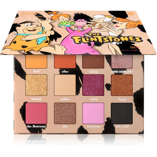 Mad Beauty The Flinstones paletka očních stínů 12x2.5 g