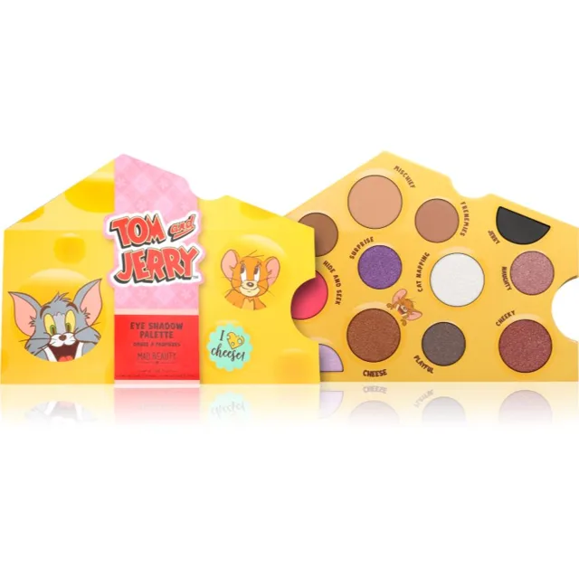 Mad Beauty Tom & Jerry paletka očních stínů 22 g