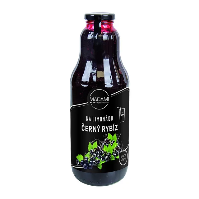 MADAMI Ovoce na limonádu černý rybíz 1000 ml