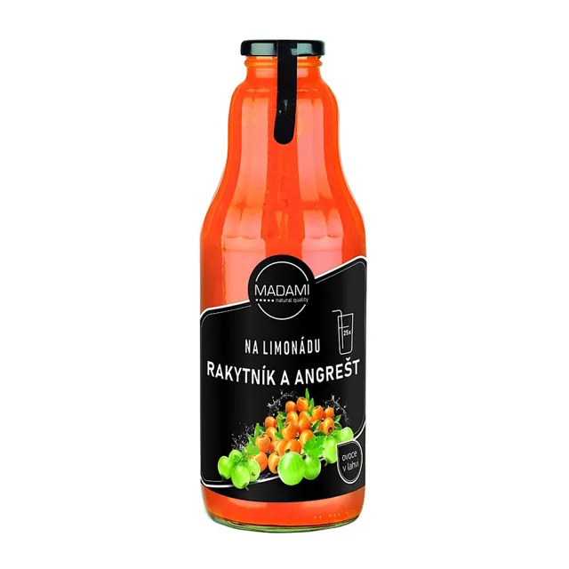 MADAMI Ovoce na limonádu rakytník & angrešt 1000 ml
