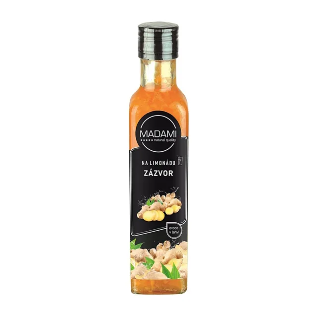 MADAMI Ovoce na limonádu zázvor 250 ml