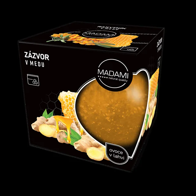 MADAMI Ovoce v medu zázvor v medu 620 g