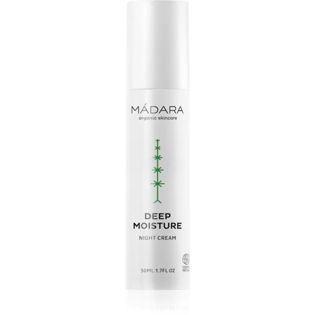 MÁDARA Deep Moisture noční krém pro intenzivní hydrataci 50 ml