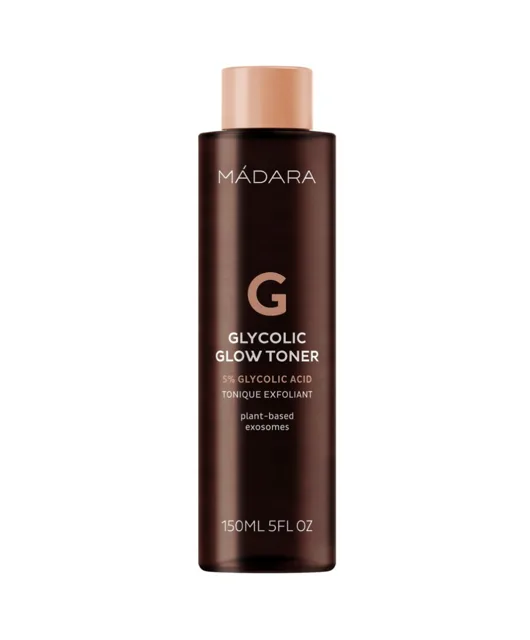 MÁDARA Glycolic Glow Toner exfoliační pleťové tonikum 150 ml