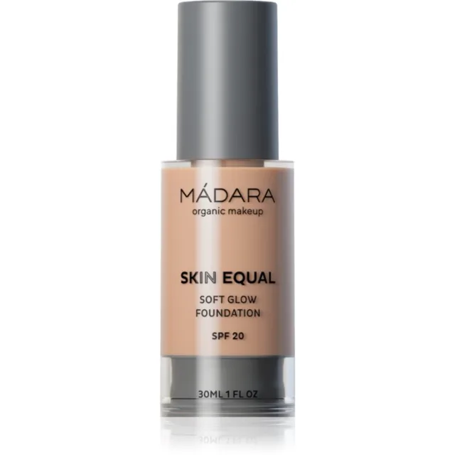 MÁDARA Skin Equal rozjasňující make-up pro přirozený vzhled SPF 20 odstín #30 Rose Ivory 30 ml