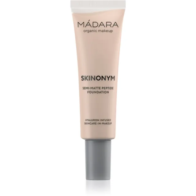 MÁDARA Skinonym Semi-Matte Peptide dlouhotrvající make-up s peptidy odstín Ivory 20 30 ml