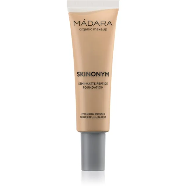 MÁDARA Skinonym Semi-Matte Peptide dlouhotrvající make-up s peptidy odstín Sand 40 30 ml