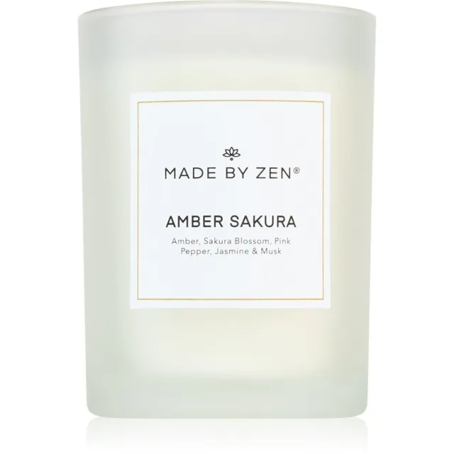 MADE BY ZEN Amber Sakura vonná svíčka 250 g