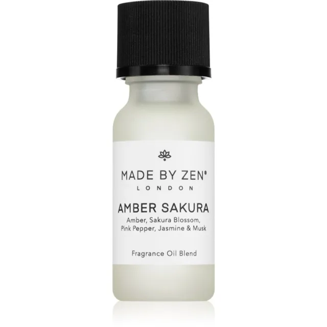 MADE BY ZEN Amber Sakura vonný olej 15 ml