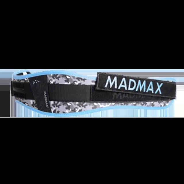MadMax Dámský fitness opasek Swarovski MFB314 modrý - L