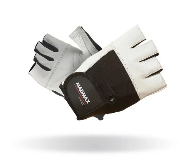MADMAX Fitness rukavice - MFG 444, XXL, bílá