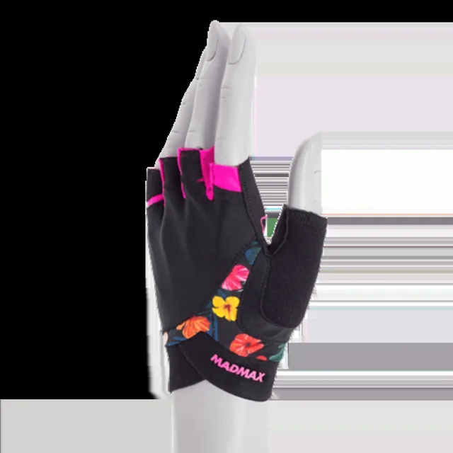 MadMax Flower Power rukavice MFG770 černé - XS
