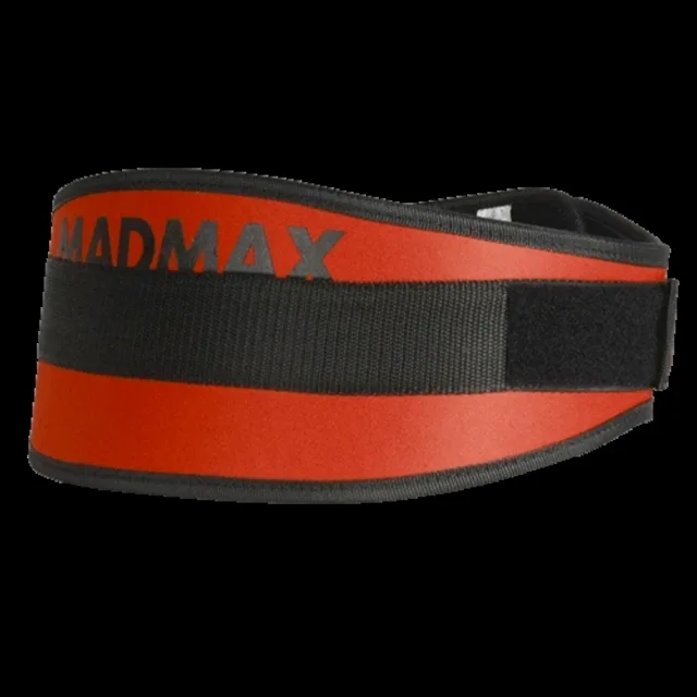 MadMax Opasek Simply the Best MFB421 červený - XL