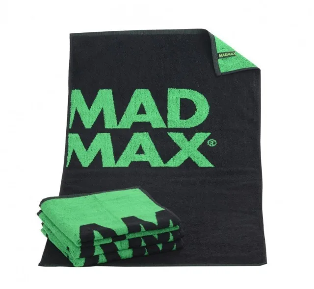 MADMAX ručník - MST 002, uni, černo-zelená