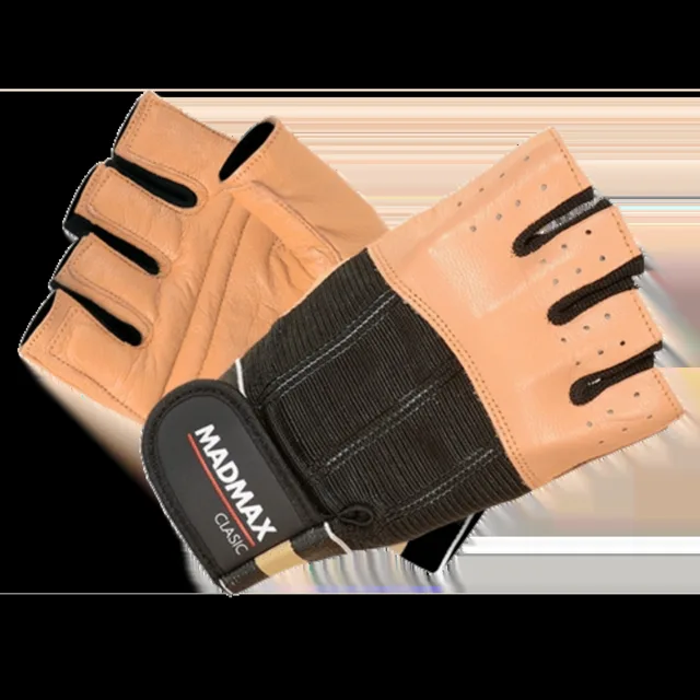 MadMax Rukavice Clasic MFG248 hnědé - M