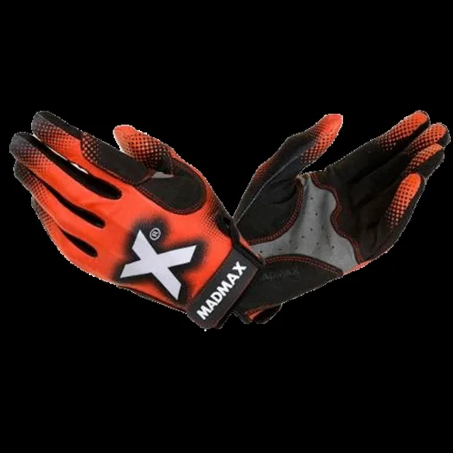 MadMax Rukavice Crossfit MXG101 červené - L