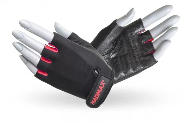 MADMAX Rukavice RAINBOW - MFG 251, M, černo-červená