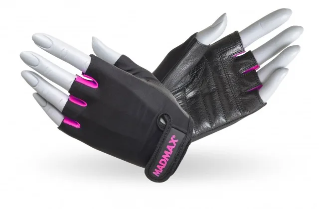 MADMAX Rukavice RAINBOW - MFG 251, S, černo-růžová