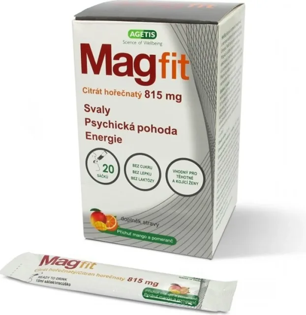 Magfit 15 ml x 20 sáčků Mango a pomeranč