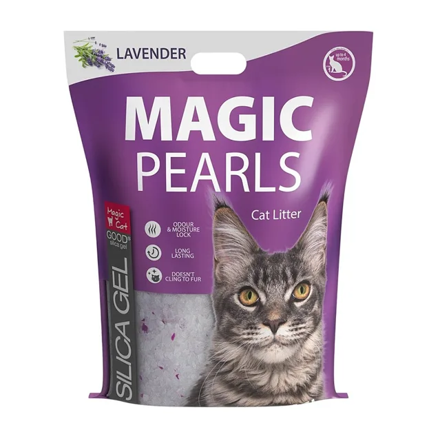 MAGIC CAT Kočkolit magic pearls lavender 16 litrů