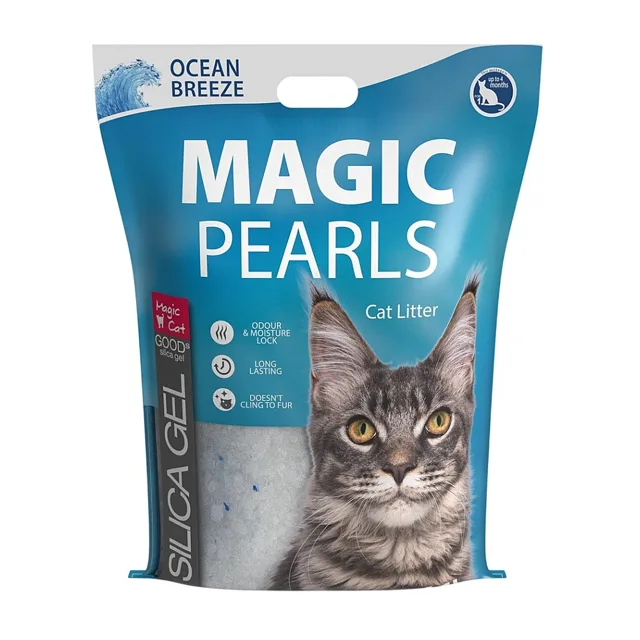 MAGIC CAT Kočkolit magic pearls ocean breeze 16 litrů