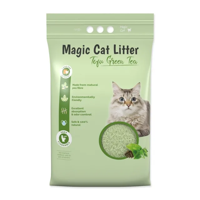 MAGIC CAT Stelivo Tofu zelený čaj 12 l 5,4 kg